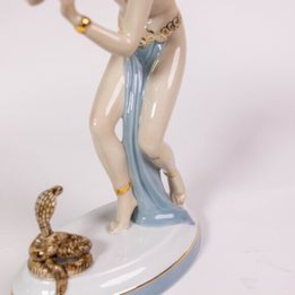Royal Dux Porcelain Figure - Snake Charmer - Picture 3 of 9